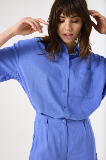 Garcia Blouse BLOUSE D50038 2514 Dazzling Blue