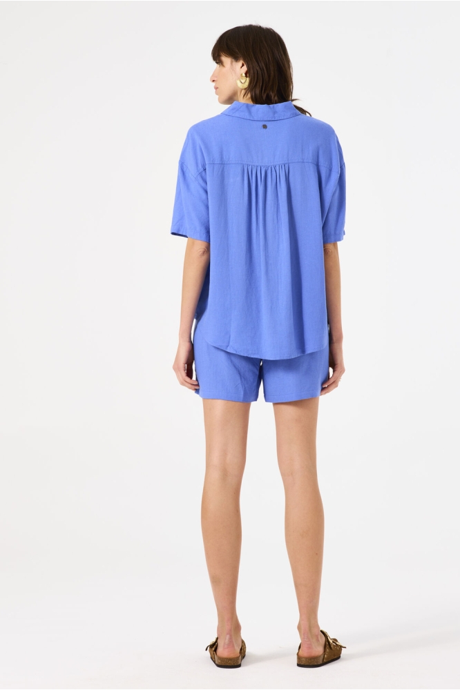 Garcia blauwe dames blouse | Model
