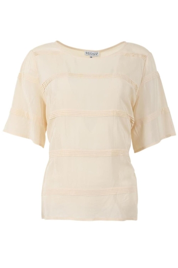 Maicazz Blouse MULU TOP SP25 60 331 COCONUT MILK