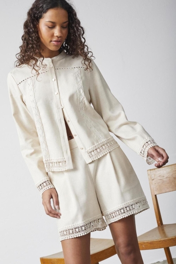 SisterS point Blouse EJBA SH 18564 SAND MEL