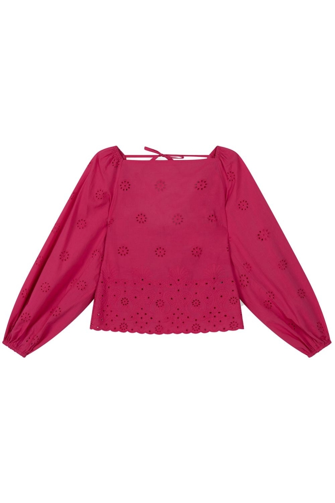 BLOUSE PUFFED SLEEVES ROSIE R2503940659 302 FUCHSIA