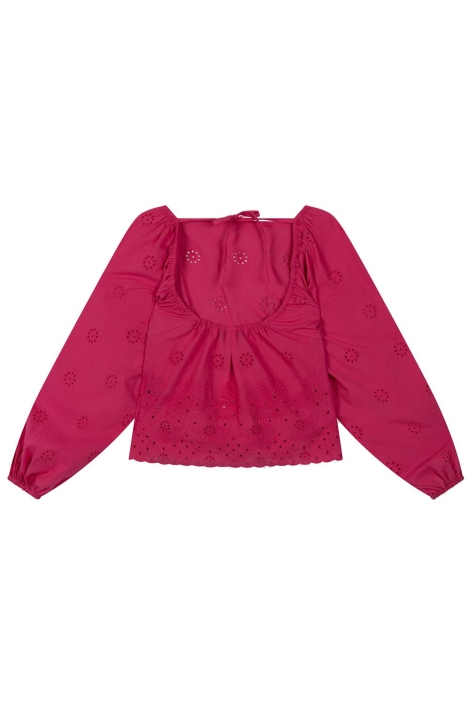 Refined Department blouse puffed sleeves rosie