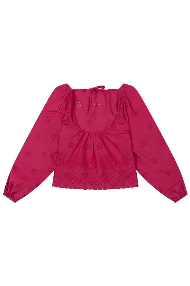 BLOUSE PUFFED SLEEVES ROSIE R2503940659 302 FUCHSIA