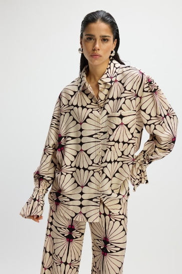 Refined Department Blouse OVERSIZED BLOUSE LOTTIE R2503935650 955 FLOWER