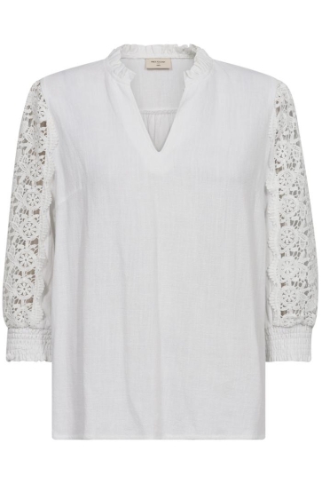 Freequent Blouse FQLARA BLOUSE 205839 BRILLIANT WHITE