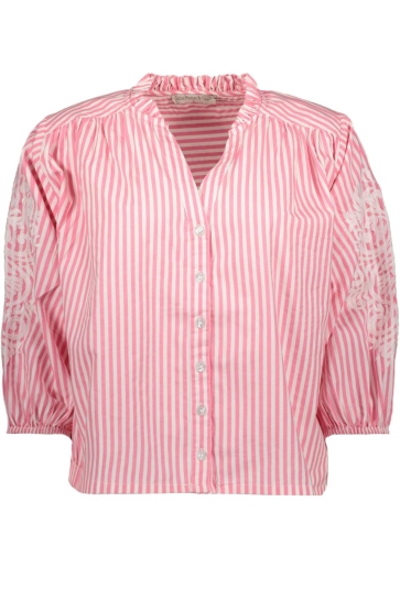 Soultouch Blouse LENA BLOUSE STRIPE ROSE