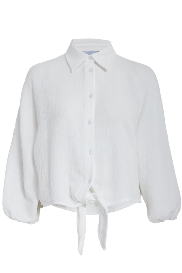 Minus Blouse STINA SHIRT MI6622 235 CLOUD DANCER