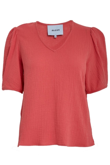 Minus Blouse STINA BLOUSE MI6621 641 DUBARRY