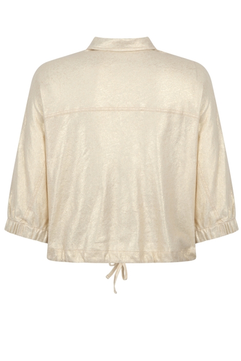 Zoso gouden dames blouse | Achteraanzicht