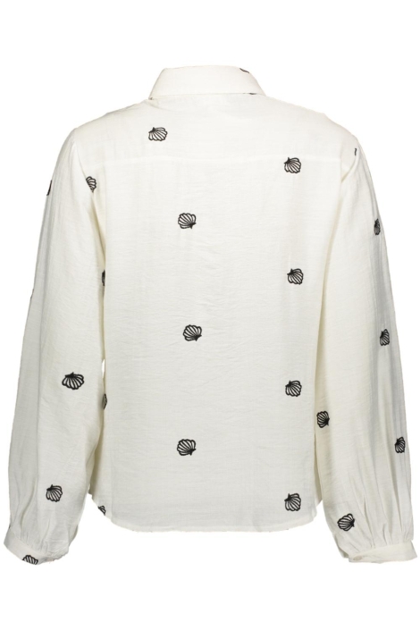 SisterS point beige dames blouse | Achteraanzicht