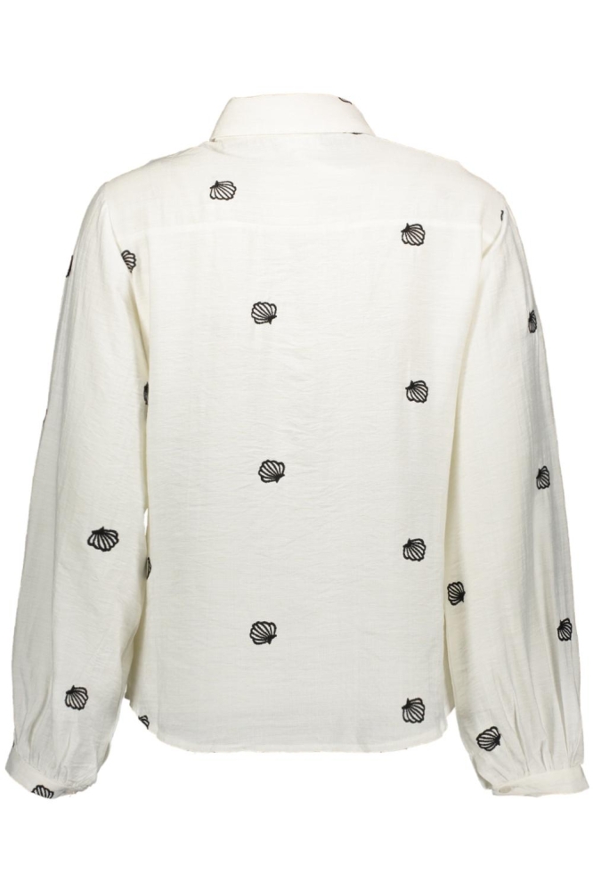 SisterS point beige dames blouse | Achteraanzicht