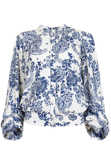 Maicazz Blouse NANNES BLOUSE SU25 20 006 JEANS FLOWER