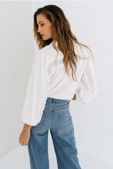Maicazz Blouse NIRZA BLOUSE SU25 20 306 OFF WHITE