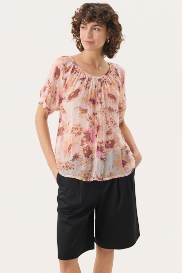 Part Two Blouse ROSANNAPW BL 30309620 303767 PINK NECTAR SCATTERED FLO