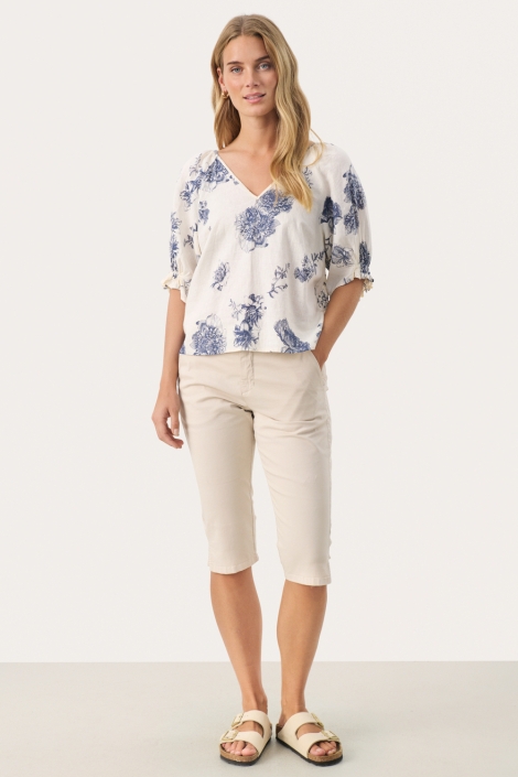 Part Two ecru dames blouse | Model