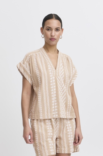 Ichi Blouse IHWALDINA SS 20123365 160906