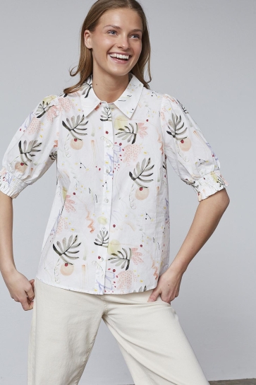 SisterS point Blouse ISOLA SS7 18930 CREAM/FLOWER