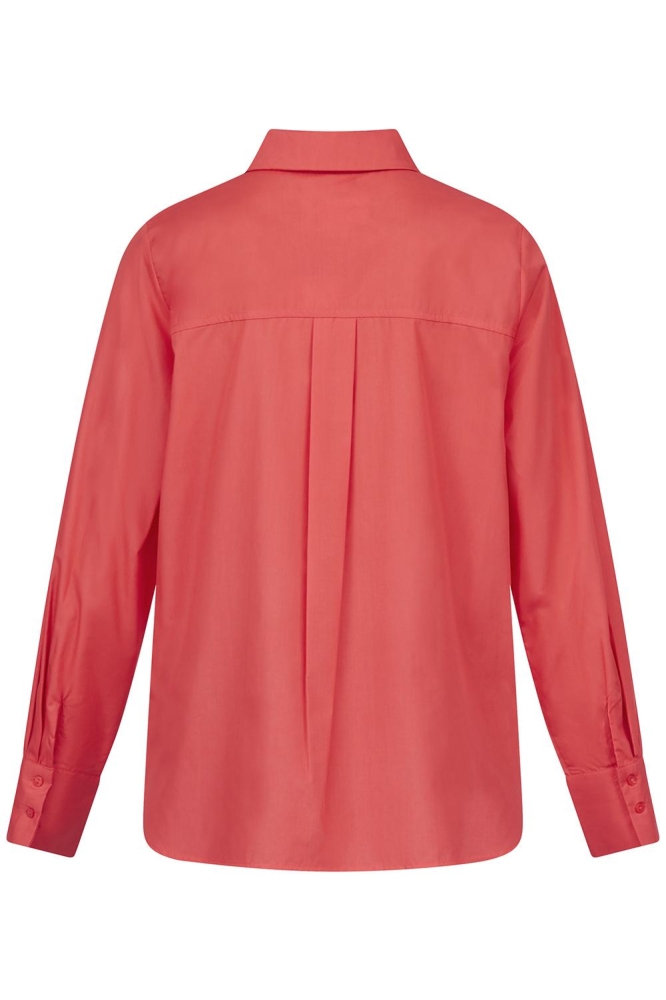 SisterS point rode dames blouse | Achteraanzicht