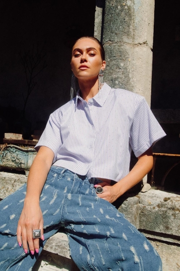 Refined Department Blouse STEPH R2506944791 800 LILAC