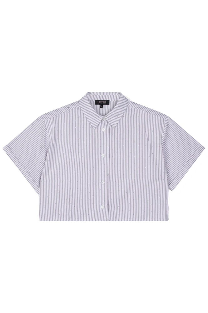 Refined Department witte dames blouse | Vooraanzicht