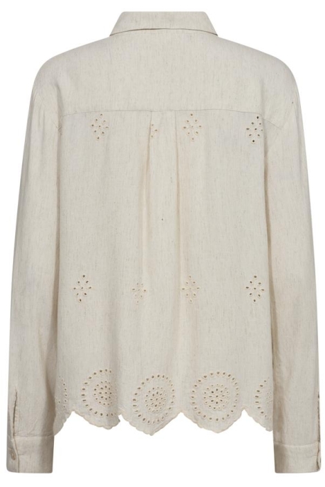 Freequent beige dames blouse | Achteraanzicht
