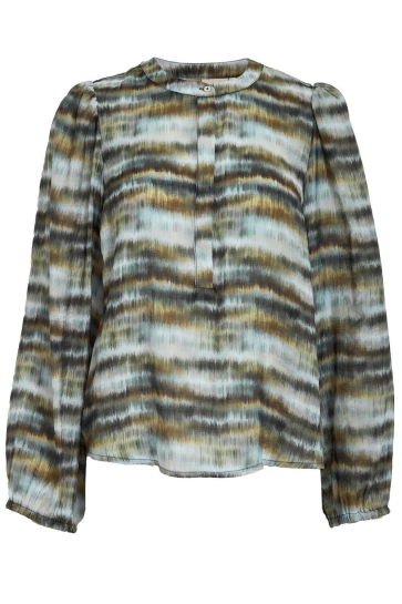 Peppercorn Blouse IRMELIN BLOUSE PC8380 3975P MERMAID GREEN PRINT