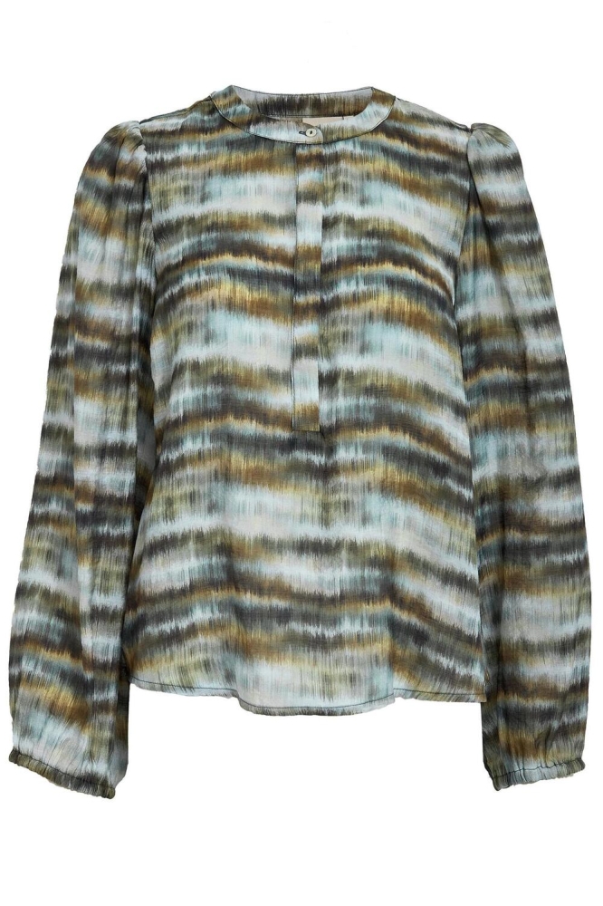 Peppercorn multi color dames blouse | Vooraanzicht