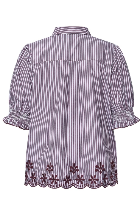 SisterS point rode dames blouse | Achteraanzicht