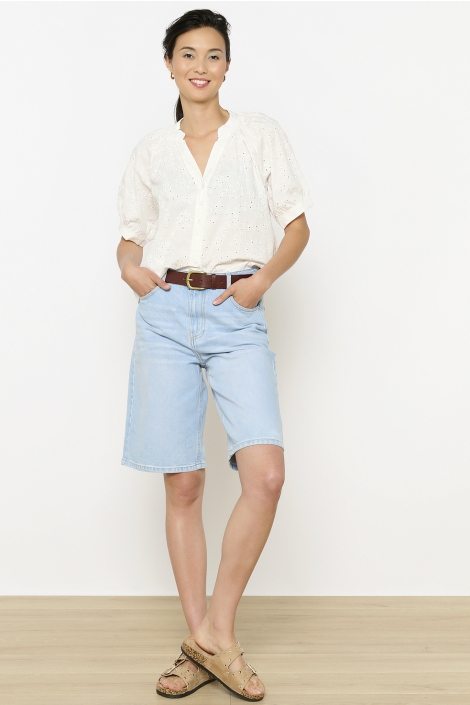 LolaLiza witte dames blouse | Model