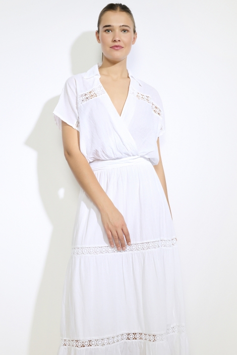 LolaLiza witte dames blouse | Model
