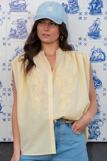 LolaLiza Blouse C MELANIABRO 05702816 LIGHT YELLOW