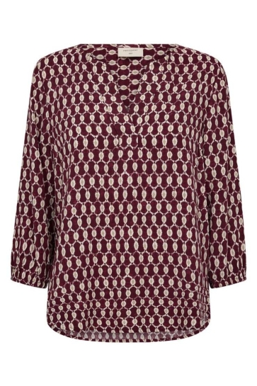 Freequent Blouse FQADNEY BLOUSE 206671 PORT ROYALE W. MOONBEAM