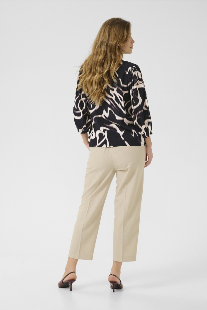 Kaffe zwarte dames blouse | Model