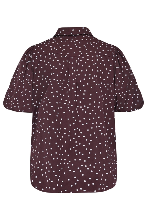 SisterS point bordeaux dames blouse | Achteraanzicht