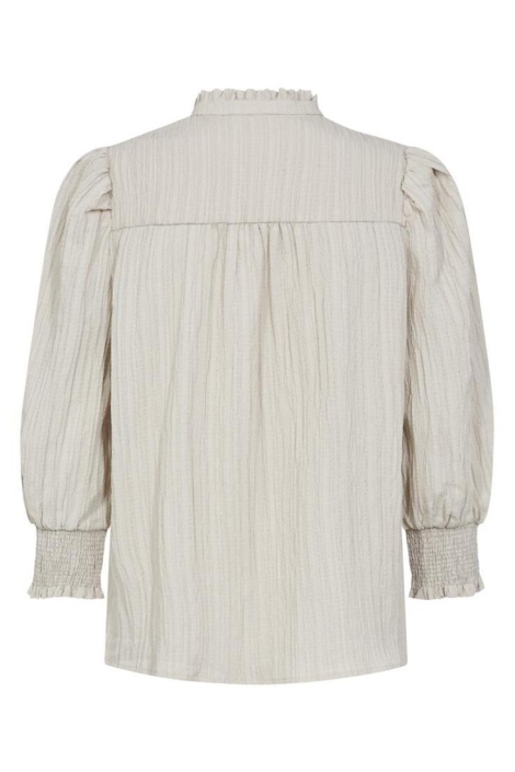 Freequent beige dames blouse | Achteraanzicht