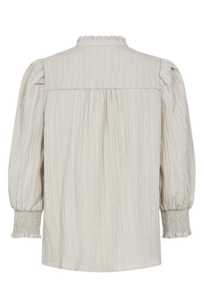 Freequent beige dames blouse | Achteraanzicht