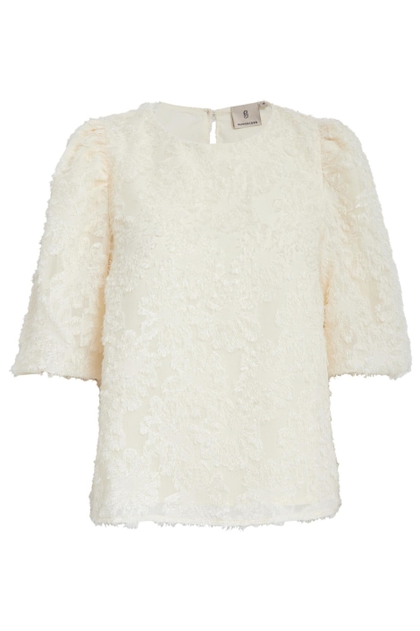 Peppercorn ecru dames blouse | Vooraanzicht