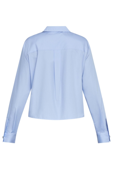 SisterS point blauwe dames blouse | Achteraanzicht