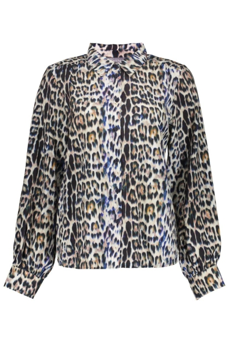 Geisha camel dames blouse | Vooraanzicht