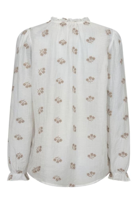 Freequent witte dames blouse | Achteraanzicht