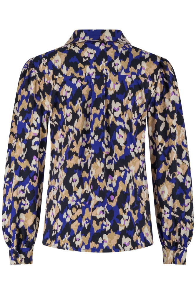 Lady Day multi color dames blouse | Achteraanzicht