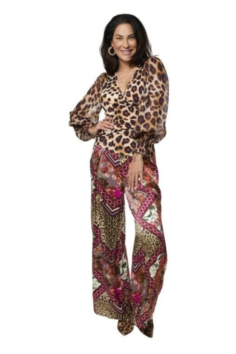Tessa Koops multi color dames blouse | Model