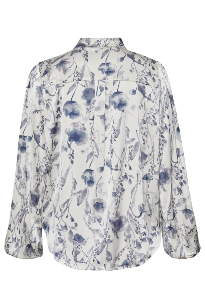 SisterS point beige dames blouse | Achteraanzicht