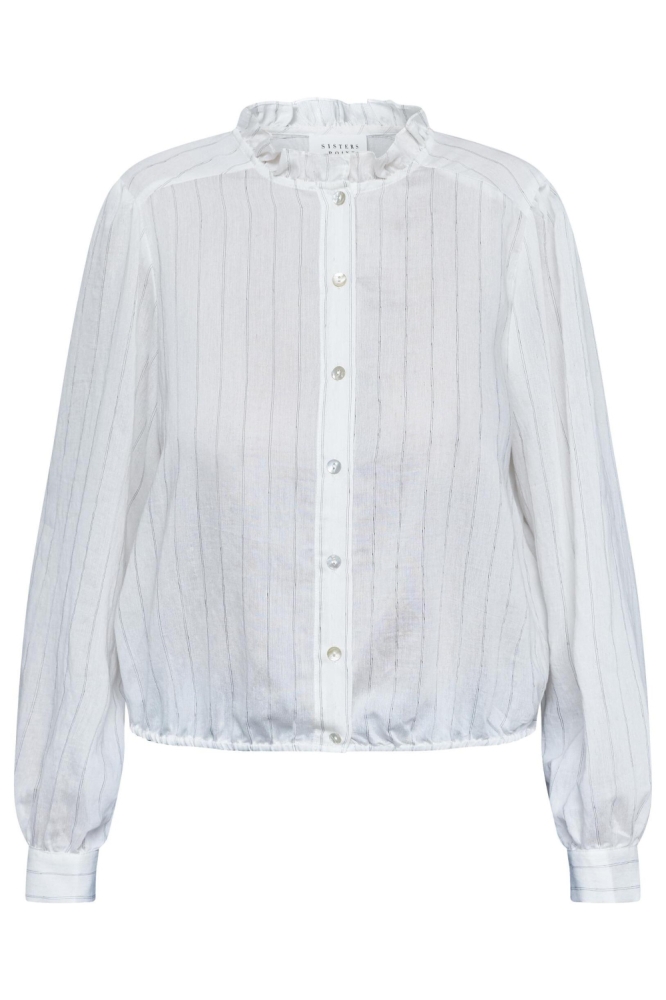 SisterS point witte dames blouse | Vooraanzicht