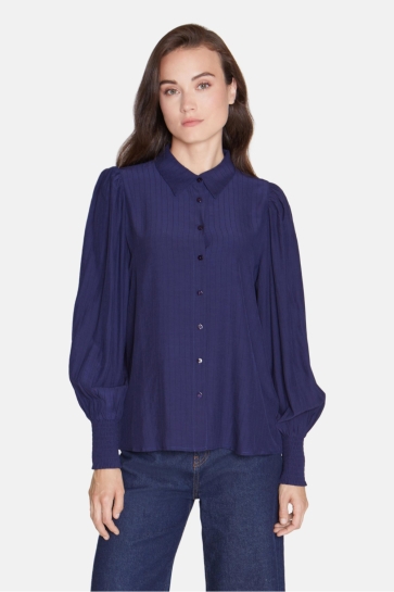 SisterS point Blouse VIADA SH 15513 NAVY