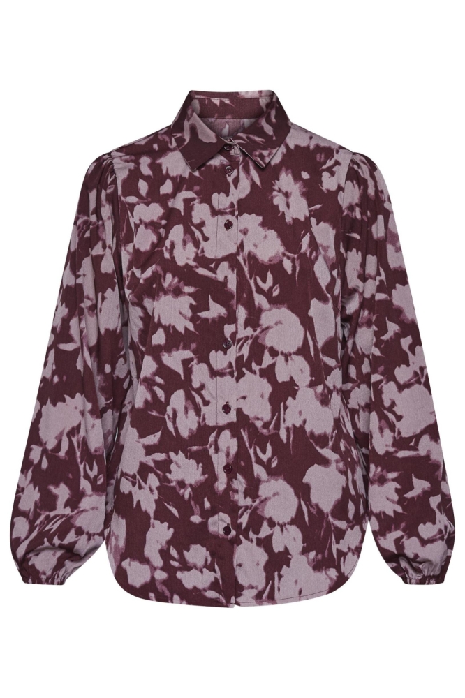 SisterS point bordeaux dames blouse | Vooraanzicht