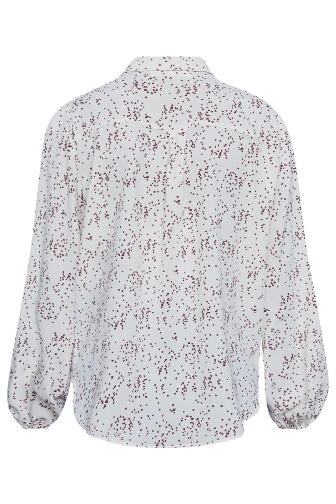 SisterS point ecru dames blouse | Achteraanzicht