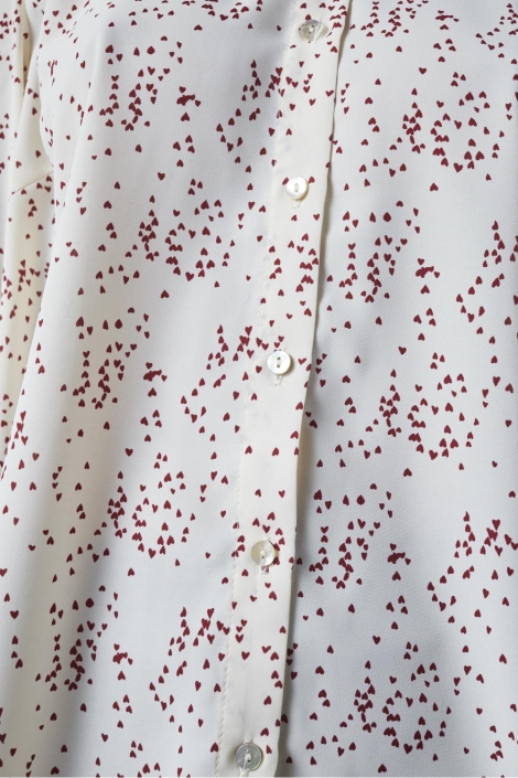 SisterS point ecru dames blouse | Close up