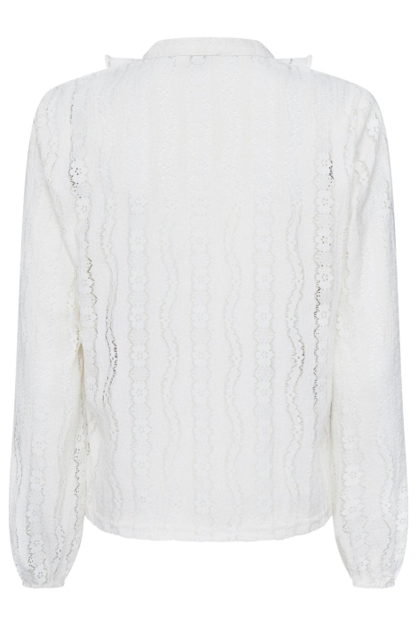 SisterS point ecru dames blouse | Achteraanzicht