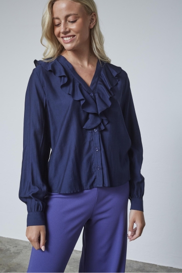 SisterS point Blouse VELISA LS 18805 MIDNIGHT